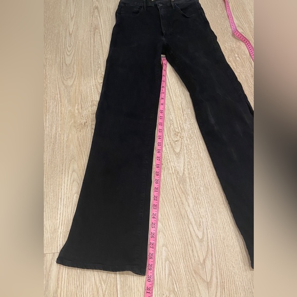 3x1 Adeline Split Flare High Rise Black Jeans - Picture 9 of 10